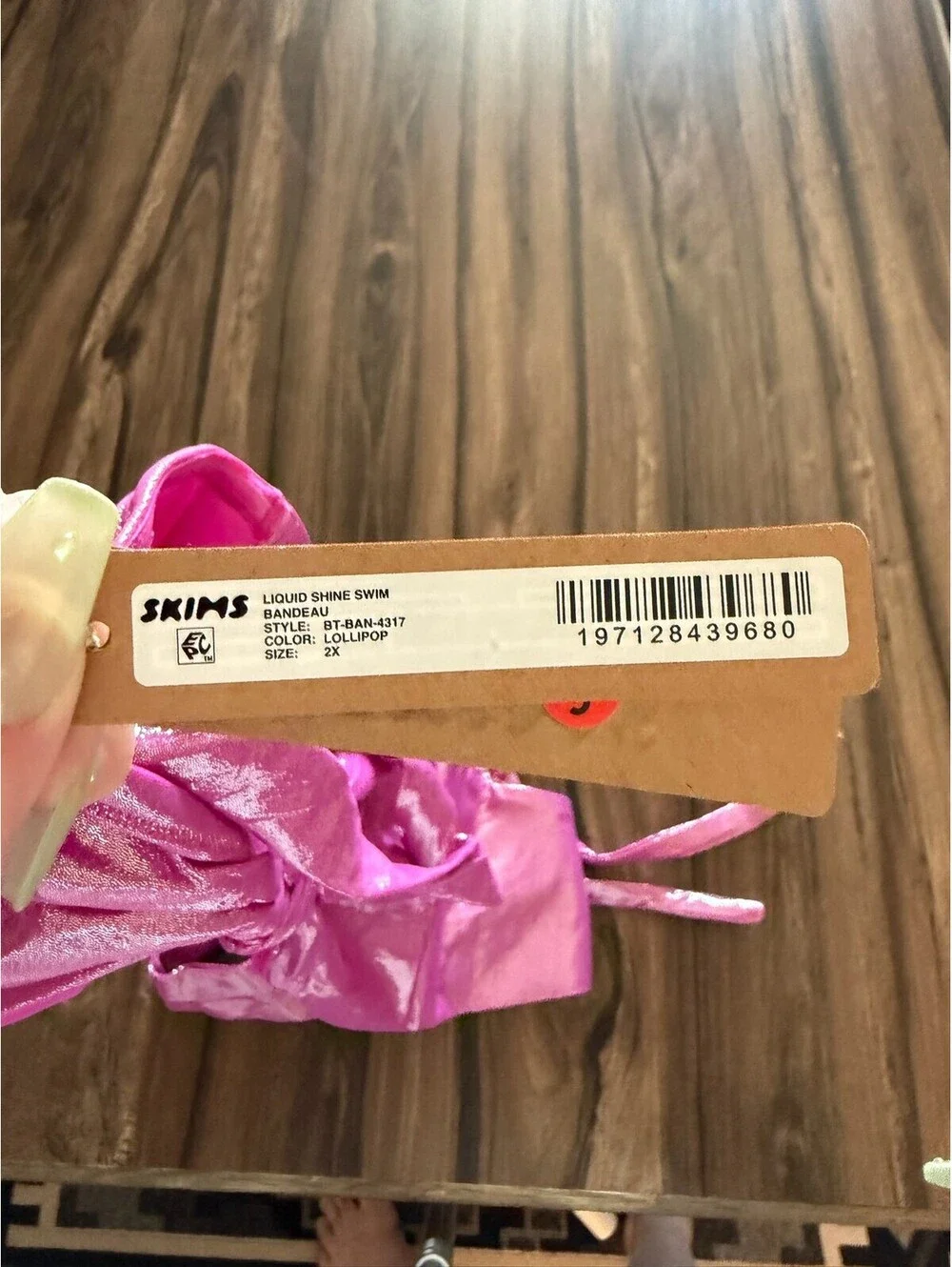Skims Swimwear Pink Size 2X